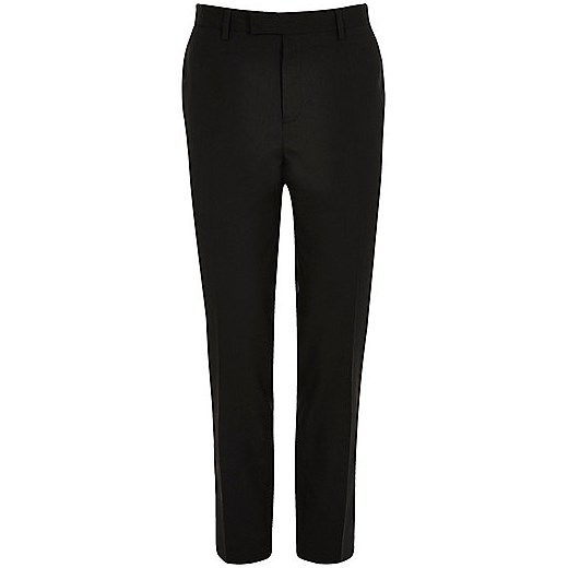 Black skinny fit suit trousers  River Island   
