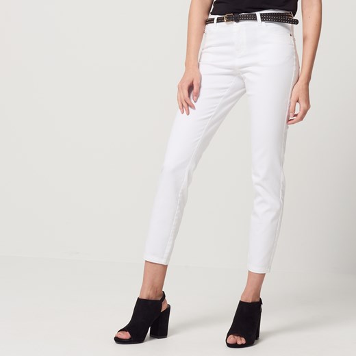 Mohito - Białe jeansy z prostą nogawką - Biały Mohito bialy 40 