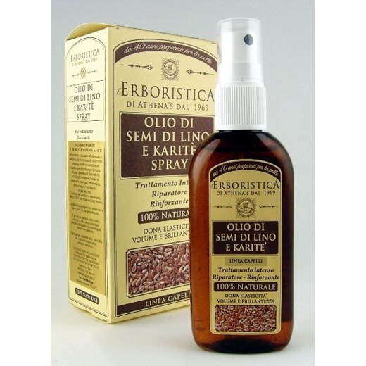 Erboristica Natura olejek z siemienia lnianego do włosów 100ml kosmetyki-maya zielony ergonomiczny