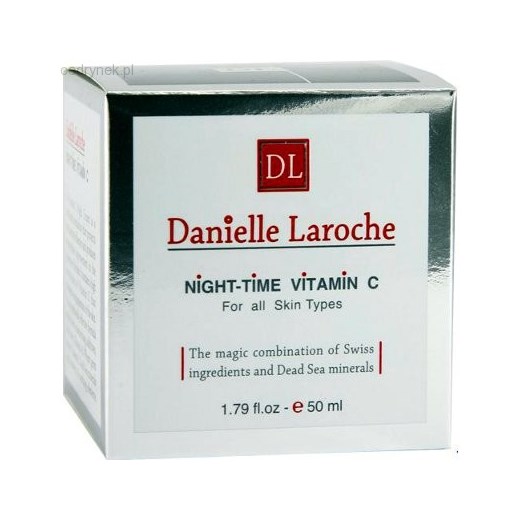 Danielle Laroche krem na noc z witaminą C kosmetyki-maya bialy masła