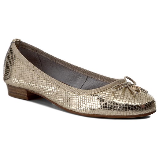 Baleriny KAZAR - Grace 24125-L2-13 Złoty Kazar 36 eobuwie.pl