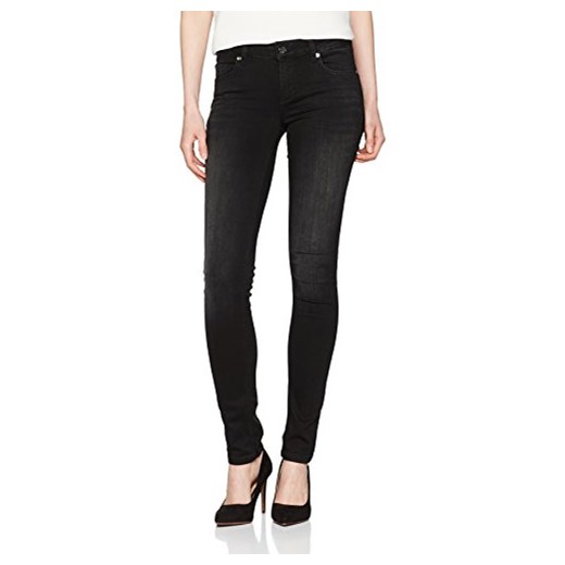 Spodnie jeansowe Liu Jo B.UP MAGNETIC REG.W. dla kobiet, kolor: czarny