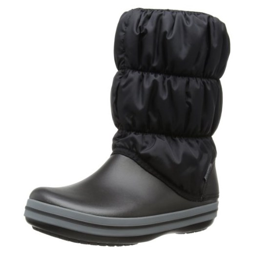 Crocs damskie buty zimowe Puff Boots, Blue Jean/Blue Jean -  czarny -