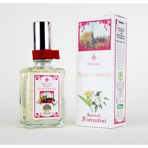 Derbe Speziali Fiorentini perfumy Imbir z Jaśminem 50ml kosmetyki-maya bialy świeże