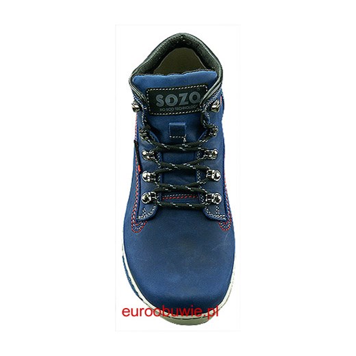 SOZA Bio Eco Obuwie Sportowe Trekking SO-771-K euroobuwie niebieski materiałowe