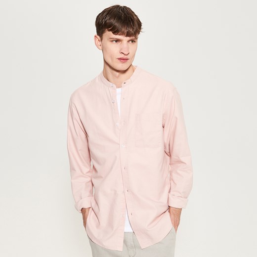 Reserved - Koszula z kieszonką - Różowy  Reserved XL 