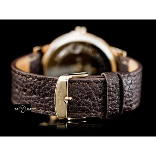 Brązowy zegarek Gino Rossi analogowy 
