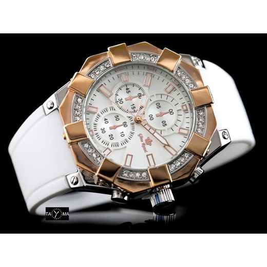 Biały zegarek Gino Rossi analogowy 