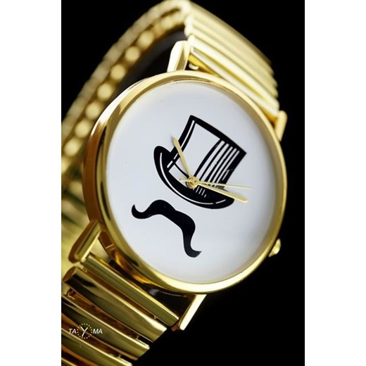 Zegarek złoty analogowy 