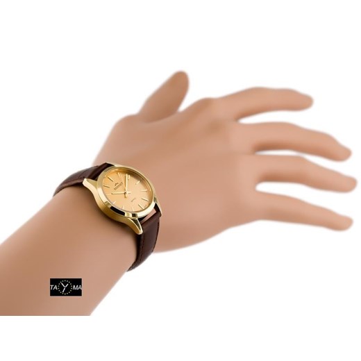 Zegarek Bisset brązowy analogowy 