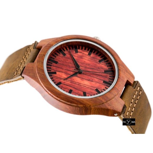 Zegarek brązowy analogowy 