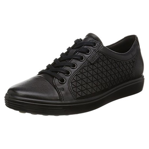 Ecco damskie Soft 7 Ladies Sneakers -  czarny -  40 EU