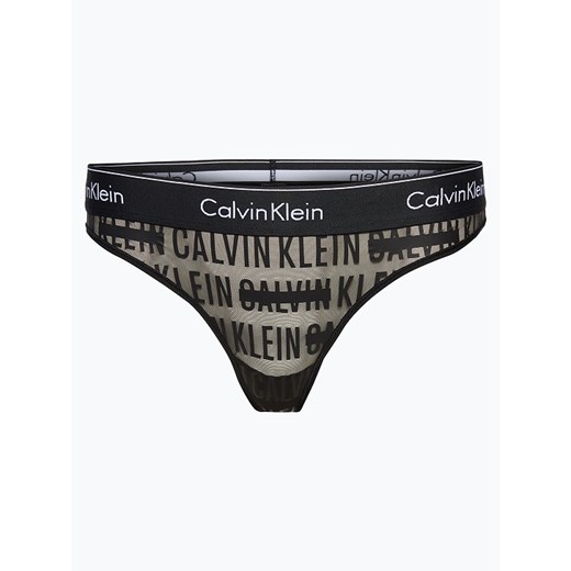 Calvin Klein - Stringi damskie, czarny Van Graaf czarny M vangraaf