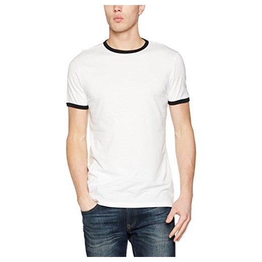 New Look T-shirt mężczyźni, kolor: biały New Look bialy sprawdź dostępne rozmiary wyprzedaż Amazon 