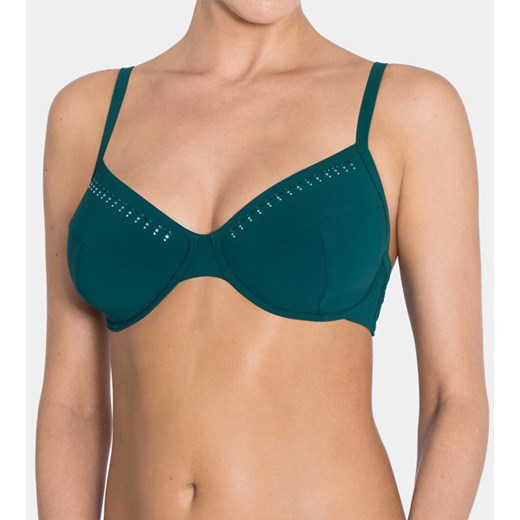 Biustonosz od stroju kąpielowego sloggi swim Jade Essentials CTOW BIG zielony Sloggi 042F Bielizna z fantazją