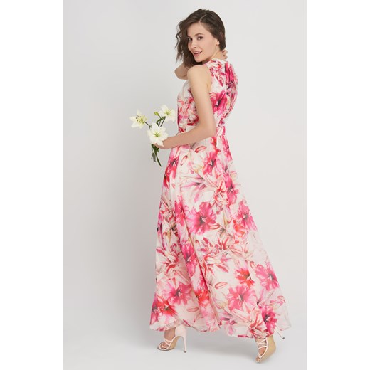Szyfonowa sukienka maxi rozowy Orsay 36 orsay.com