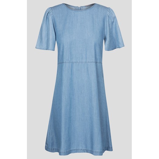 Trapezowa sukienka rozkloszowanymi rękawami Orsay niebieski 36 orsay.com