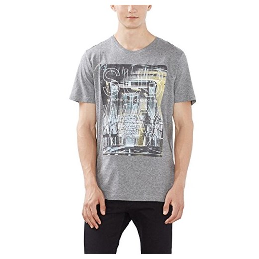 ESPRIT T-shirt mężczyźni, kolor: szary Esprit szary sprawdź dostępne rozmiary Amazon