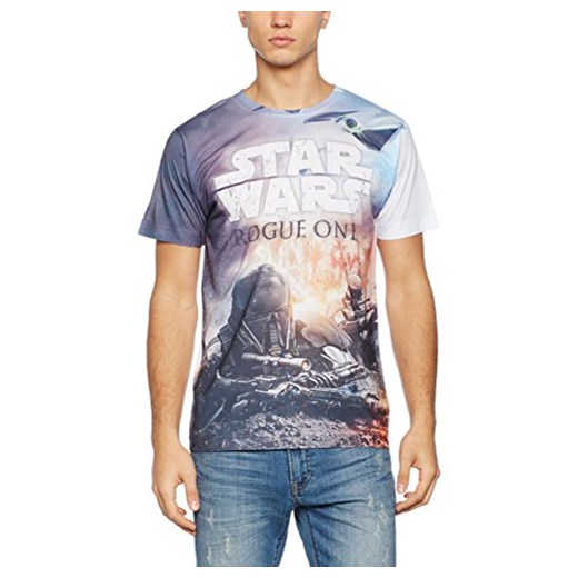 Star Wars T-shirt mężczyźni, kolor: biały Star Wars bezowy sprawdź dostępne rozmiary wyprzedaż Amazon 