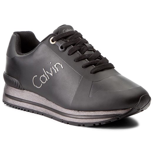 Sneakersy CALVIN KLEIN JEANS - Tabitha R0654 Black/Pewter szary Calvin Klein 35 eobuwie.pl
