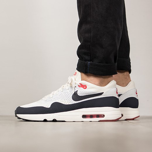 Buty męskie sneakersy Nike Air Max 1 Essential 2.0 Flyknit 875942 100 Nike czarny 44,5 okazyjna cena sneakerstudio.pl 
