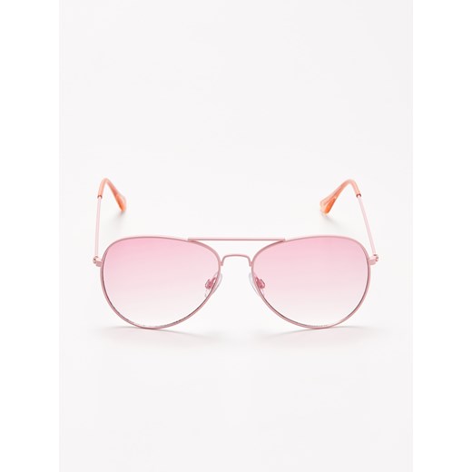Sinsay - Różowe okulary - Różowy Sinsay rozowy One Size 