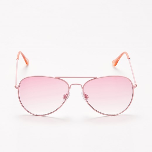 Sinsay - Różowe okulary - Różowy Sinsay rozowy One Size 