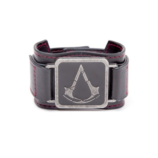Assassins Creed Rogue bransoletka - metalowe logo szary Bioworld Merchandising  Bizuteria Filmowa