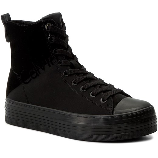 Sneakersy CALVIN KLEIN JEANS - Zazah R0643 Black/Black Calvin Klein czarny 41 eobuwie.pl