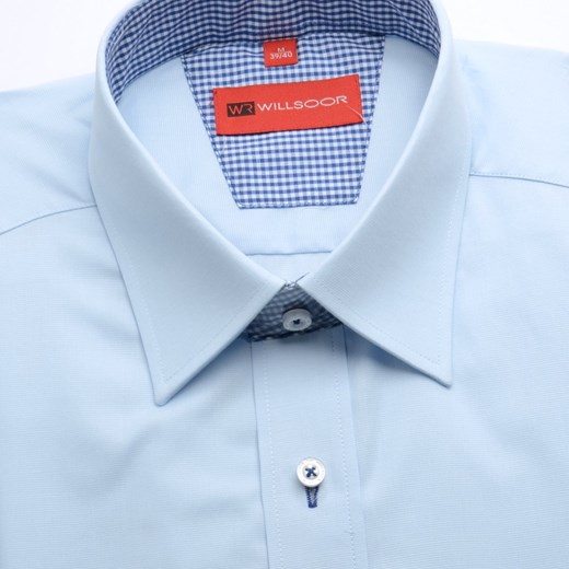 Koszula Slim Fit (wzrost 164-170) willsoor-sklep-internetowy niebieski Koszule męskie slim