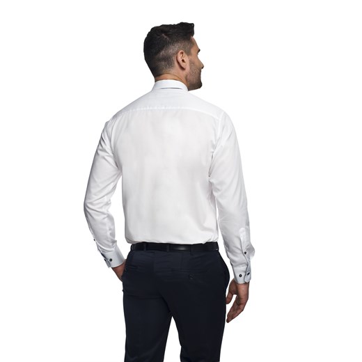 koszula bexley 2597 długi rękaw custom fit biały