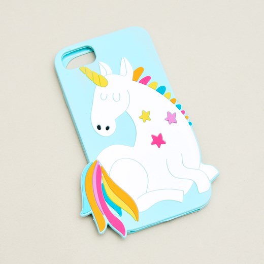 Cropp - Etui na telefon unicorn - Biały Cropp bialy One Size 