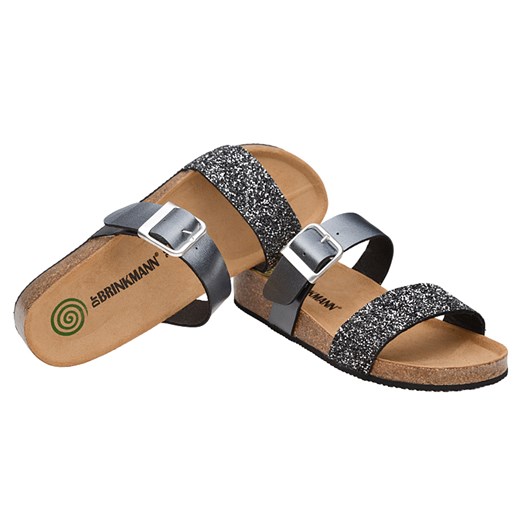 Klapki buty Dr Brinkmann 701036-92 Srebrne Dr Brinkmann brazowy 37 promocja NeptunObuwie.pl