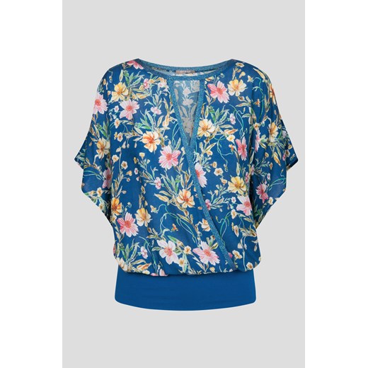 Bluzka nietoperz w kwiaty niebieski Orsay 44 orsay.com