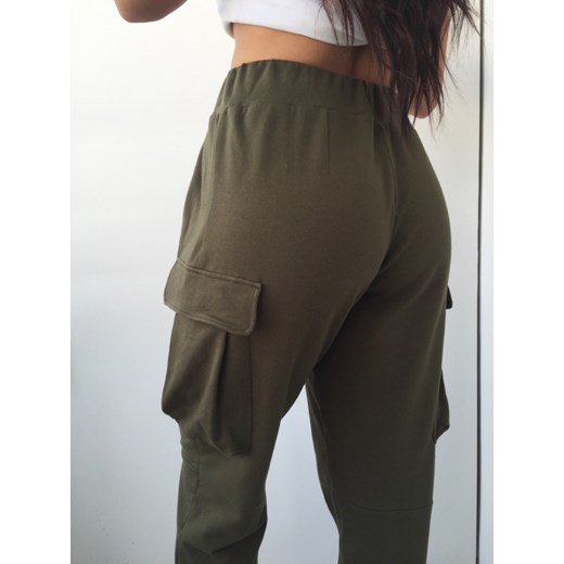 SPODNIE Z KIESZENIAMI BOJÓWKI #MUSTHAVE KHAKI Tooshe szary XS/S Tooshe.pl