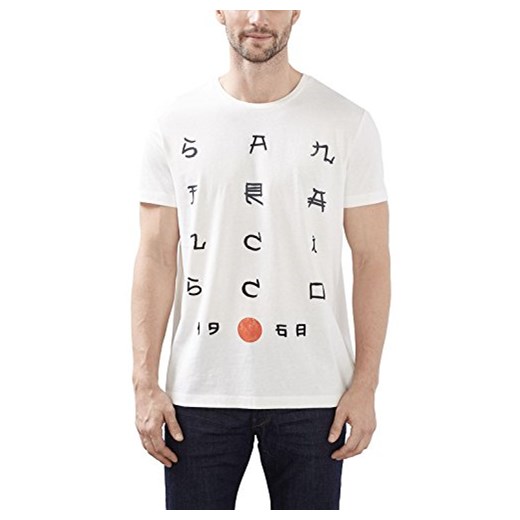 ESPRIT T-shirt mężczyźni, kolor: biały