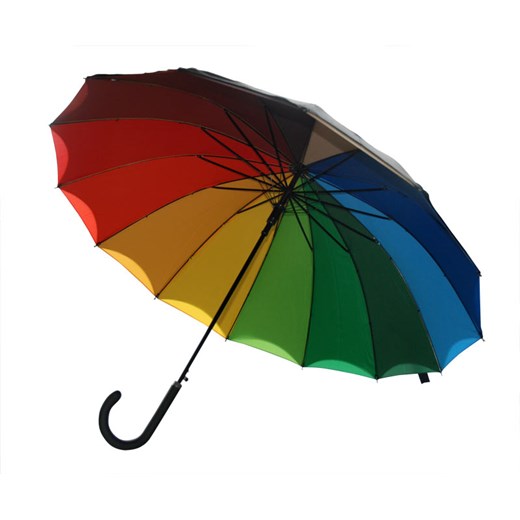 Solidny kolorowy parasol