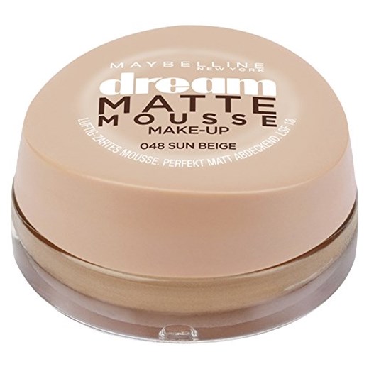 Maybelline Dream Matte Mousse z jadeitu Make-Up Maybelline bezowy  okazja Amazon 
