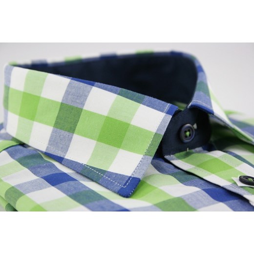 Koszula wizytowa Pietro Monnti KSKWPM0102 jegoszafa-pl zielony elegancki
