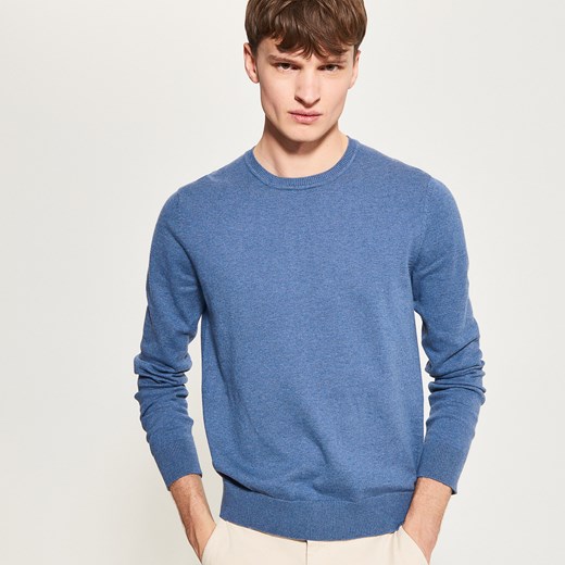 Reserved - Sweter - Niebieski Reserved  XL 