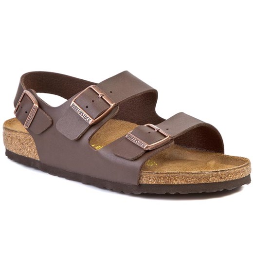 Sandały BIRKENSTOCK - Milano 034701  Brązowy Birkenstock brazowy 44 okazja eobuwie.pl 