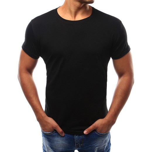 T-shirt męski czarny (rx2584) Dstreet  L wyprzedaż  