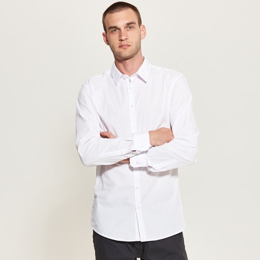 Reserved - Gładka koszula - Biały  Reserved  