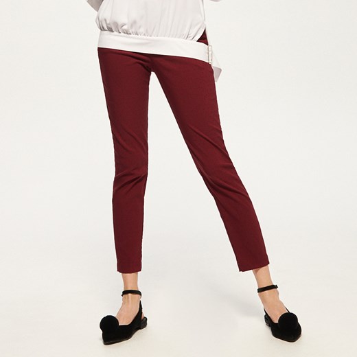 Reserved - Dopasowane spodnie - Fioletowy czerwony Reserved  
