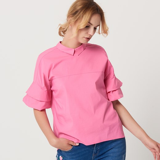 Mohito - Koszula z efektownym rękawem - Różowy