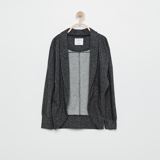 Reserved - Sweter z błyszczącą nitką - Czarny