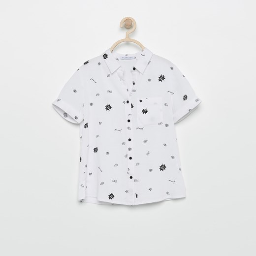 Reserved - Koszula we wzory - Biały