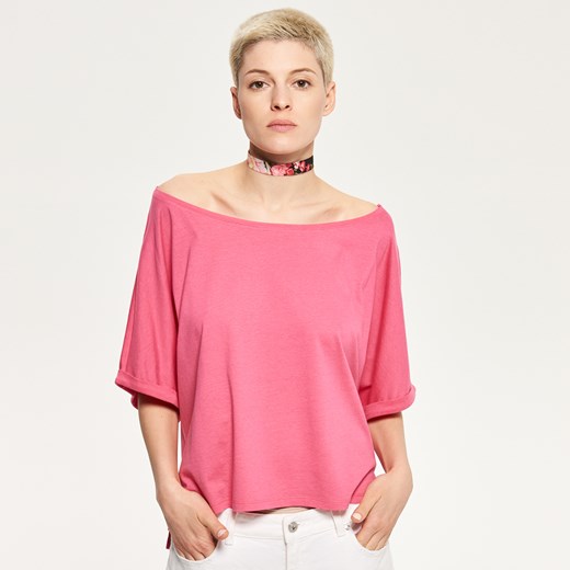 Reserved - Gładka koszulka - Różowy