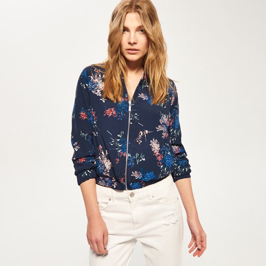 Reserved - Bomberka w kwiaty - Wielobarwn