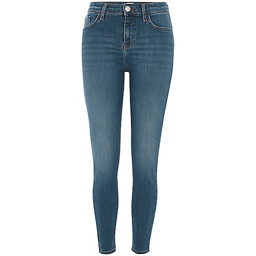 Mid blue Amelie super skinny jeans 